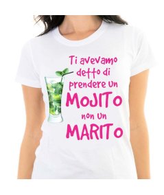 T-SHIRT UN MOJITO NON UN MARITO